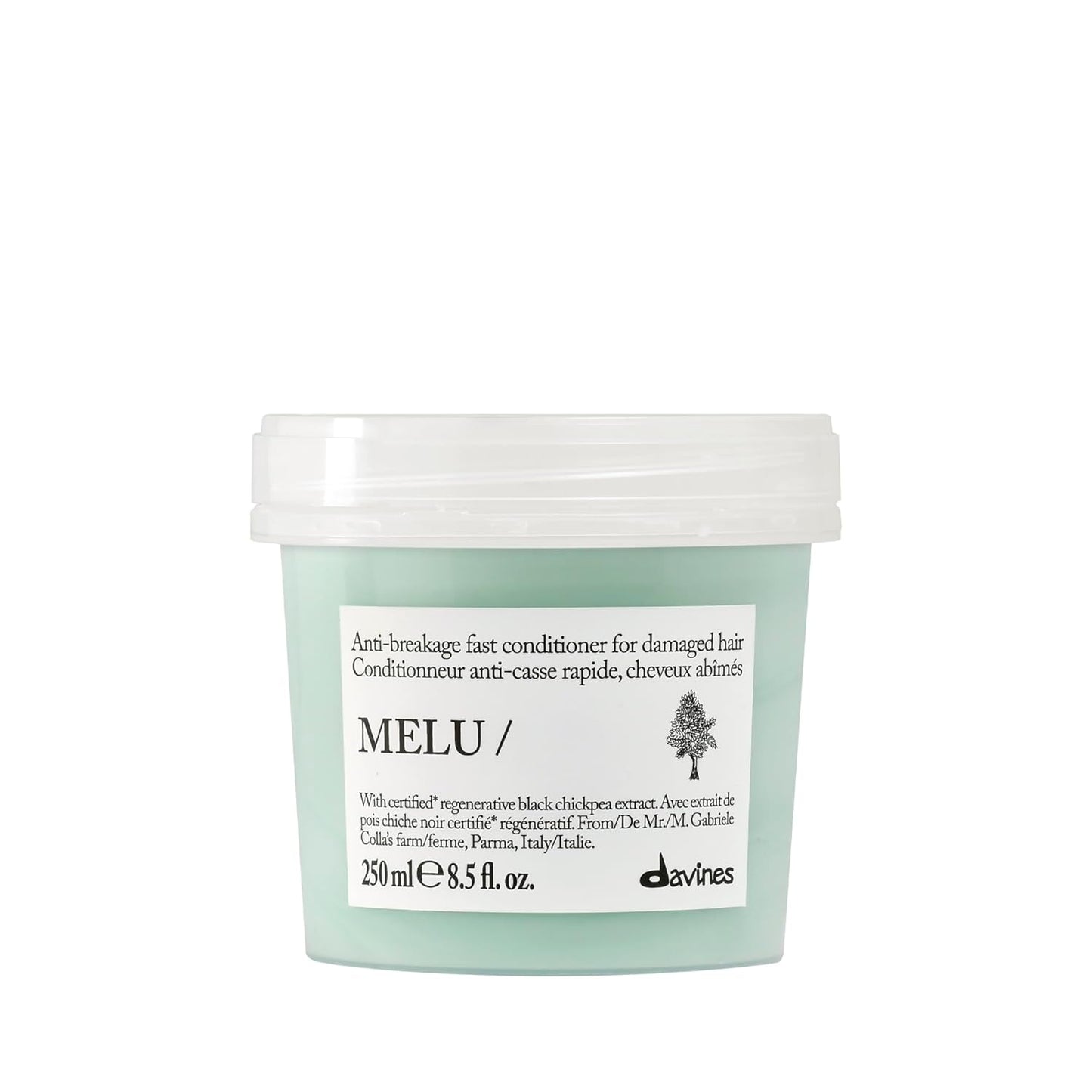 Davines MELU Conditioner - Anti-Breakage Treatment for Long, Damaged Hair | Smooths Split Ends & Strengthens Strands