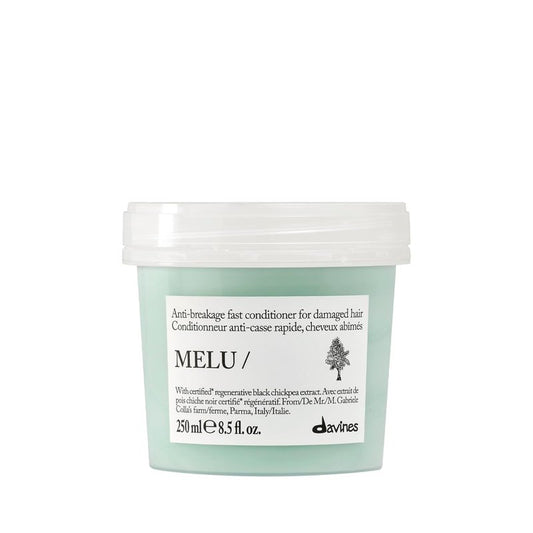 Davines MELU Conditioner - Anti-Breakage Formula for Long, Damaged Hair | Smooths Split Ends, Lightweight Treatment