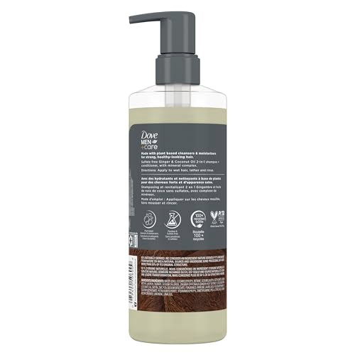 Dove Men+Care 2-in-1 Shampoo & Conditioner for Hydrated Hair - 17.5oz