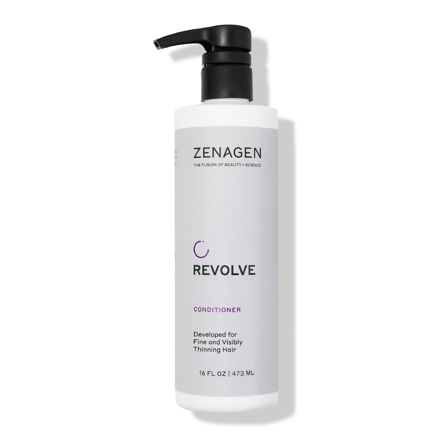ZENAGEN Revolve Conditioner (Unisex) | Supports Scalp Health & Appearance of Fuller, Healthier Hair, Developed for Fine & Visibly Thinning Hair, Plant-Based, Color-Safe, Vegan, 473 mL / 16 oz