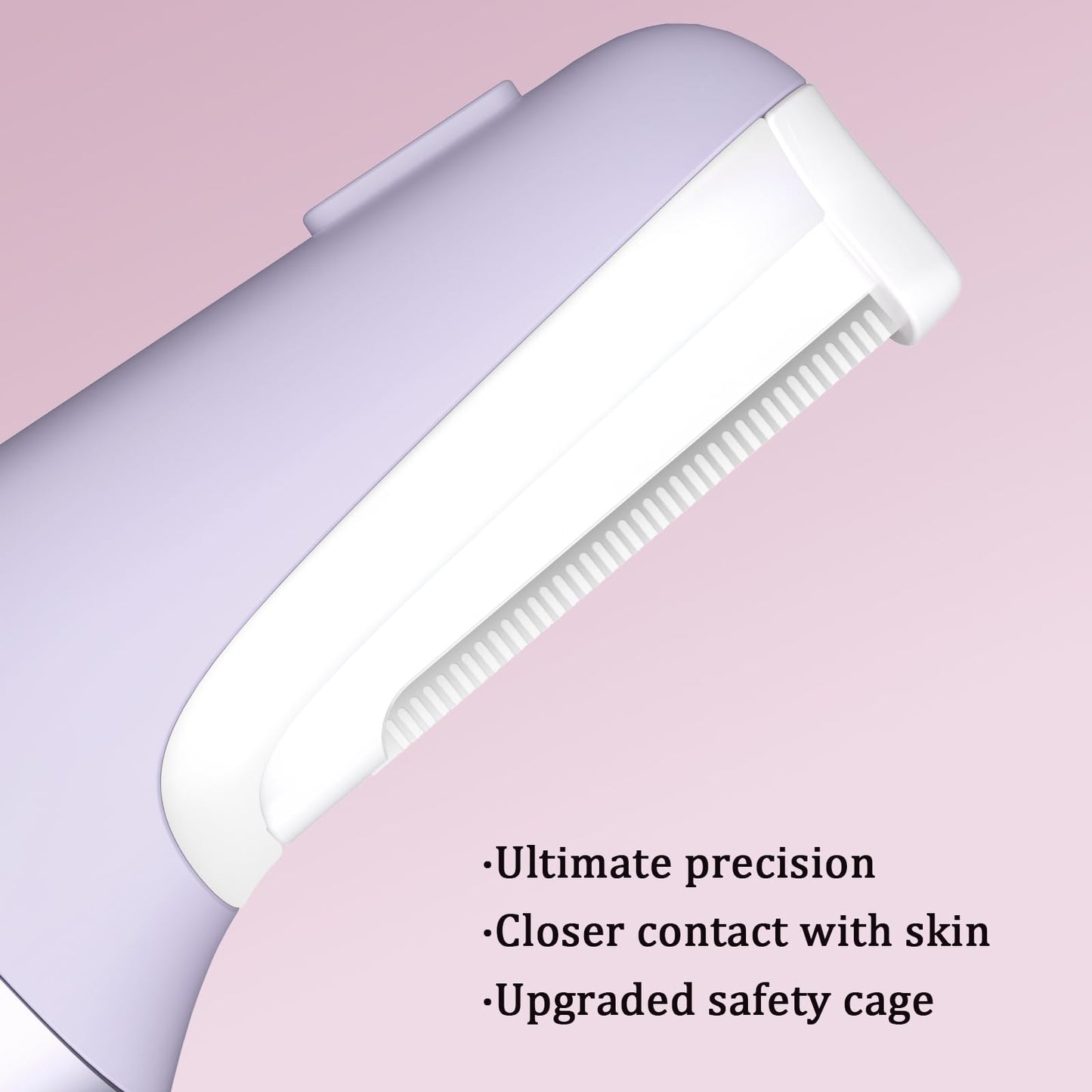 Dermaplane Razor for Women Face, Dermaplaning Tool for Face, Sonic Exfoliation & Peach Fuzz-Hair Removal System with 10 Dermaplaning Blades, Twilight Purple