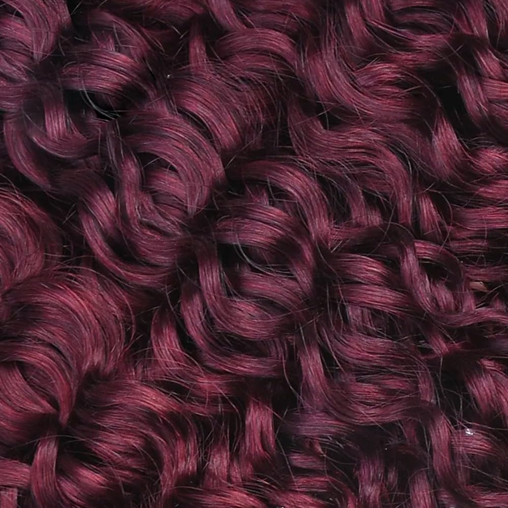 300g 26 28 30 inch Burgundy Human Hair Bundles 99j Water Wave Bundle Red Human Hair Weave Bundles Burgundy Water Wave Bundle
