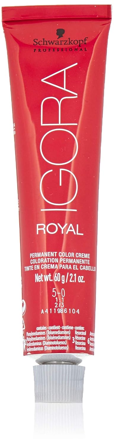 Schwarzkopf Professional Igora Royal Hair Color - 5-0 Light Brown | Long-Lasting Vibrant Color