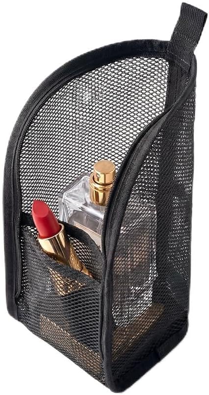 Portable Travel Toiletry Bag - Waterproof EVA Cosmetic Organizer | Compact & Foldable Design, White