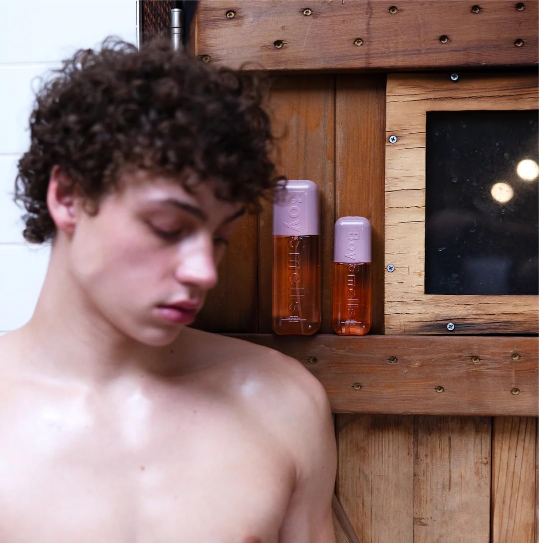 Boy Smells Soft Wood Hair & Body Mist - Fresh Woody Fragrance with Honeydew, Jasmine & Sandalwood | Spa Smells Collection