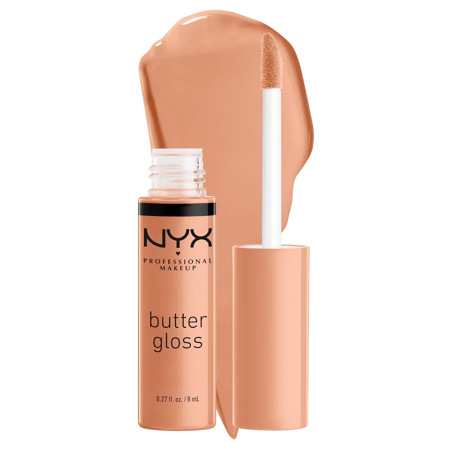 NYX Butter Gloss - Non-Sticky Lip Gloss Set | 3 Shades: Angel Food Cake, Creme Brulee, Madeleine