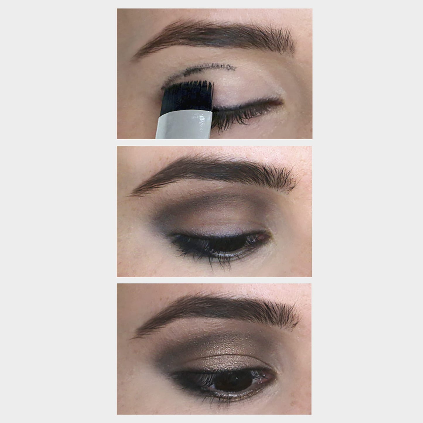 The Arc Brush | Winged eyeliner & cut crease brush, curved and precise, dual-ended, soft vegan bristles, Woosh Beauty