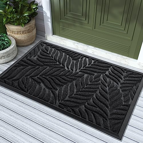 Yimobra All-Season Waterproof Door Mat | Non-Slip Outdoor Doormat