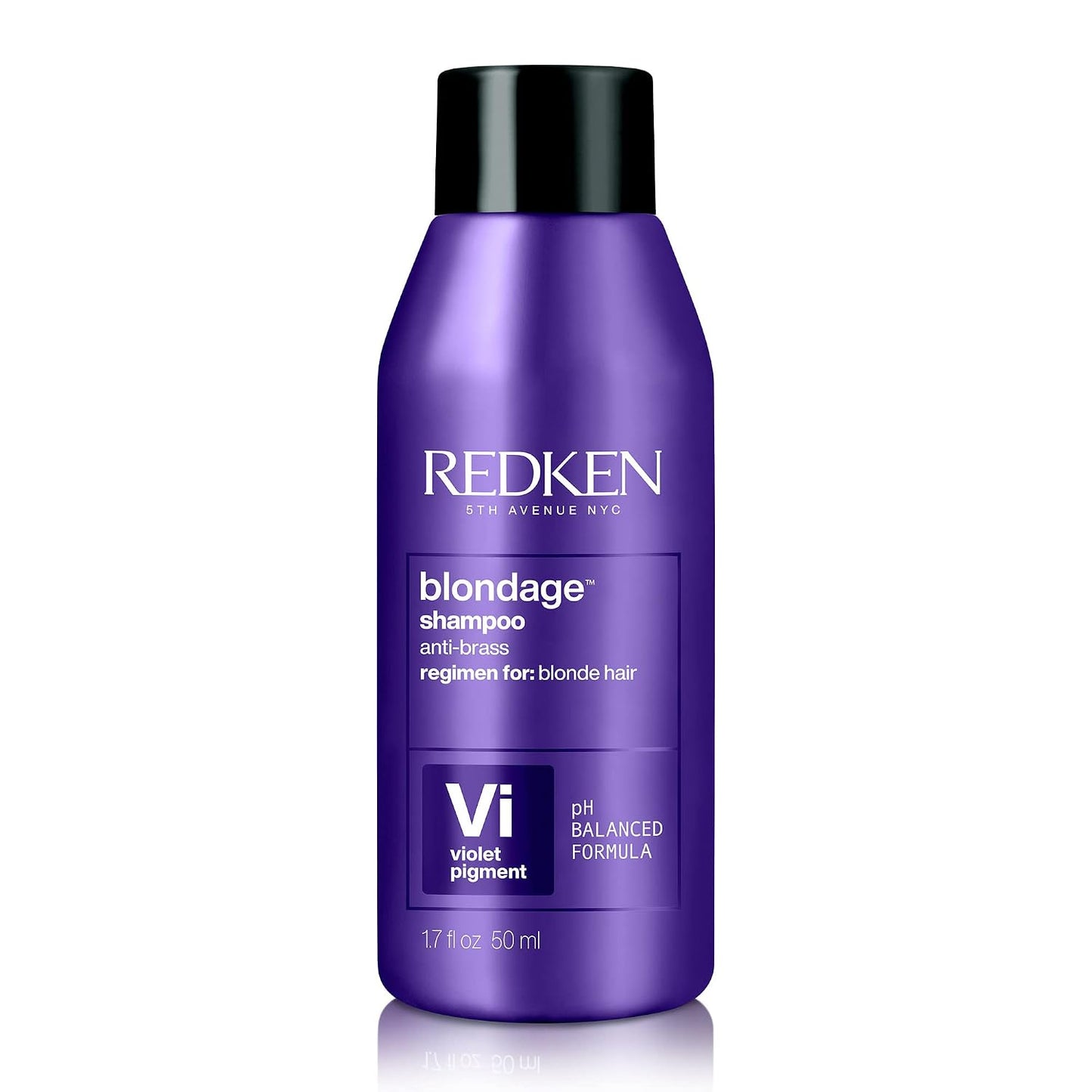 Redken Blondage Purple Shampoo - Neutralizes Brassy Tones for Blonde, Bleached & Highlighted Hair | Color Depositing, 10.1 oz