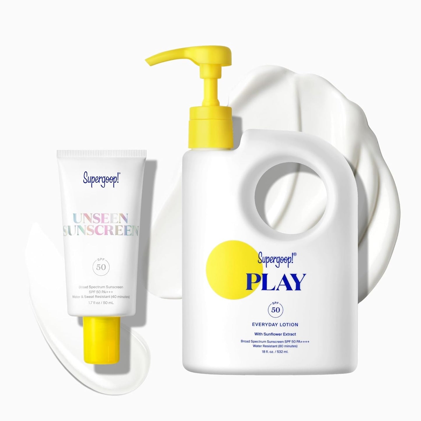 Supergoop! Unseen Sunscreen - Clear Invisible Face Sunscreen & Makeup Primer | Oil-Free, Weightless, All Skin Types