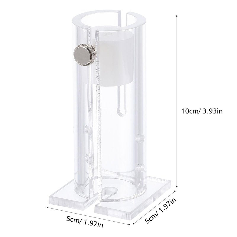 POPETPOP Mouse Restrainer for Research- Acrylic Transparent Laboratory Cages Restrainer for 15-35 Gram Mice (Random Screw Style)