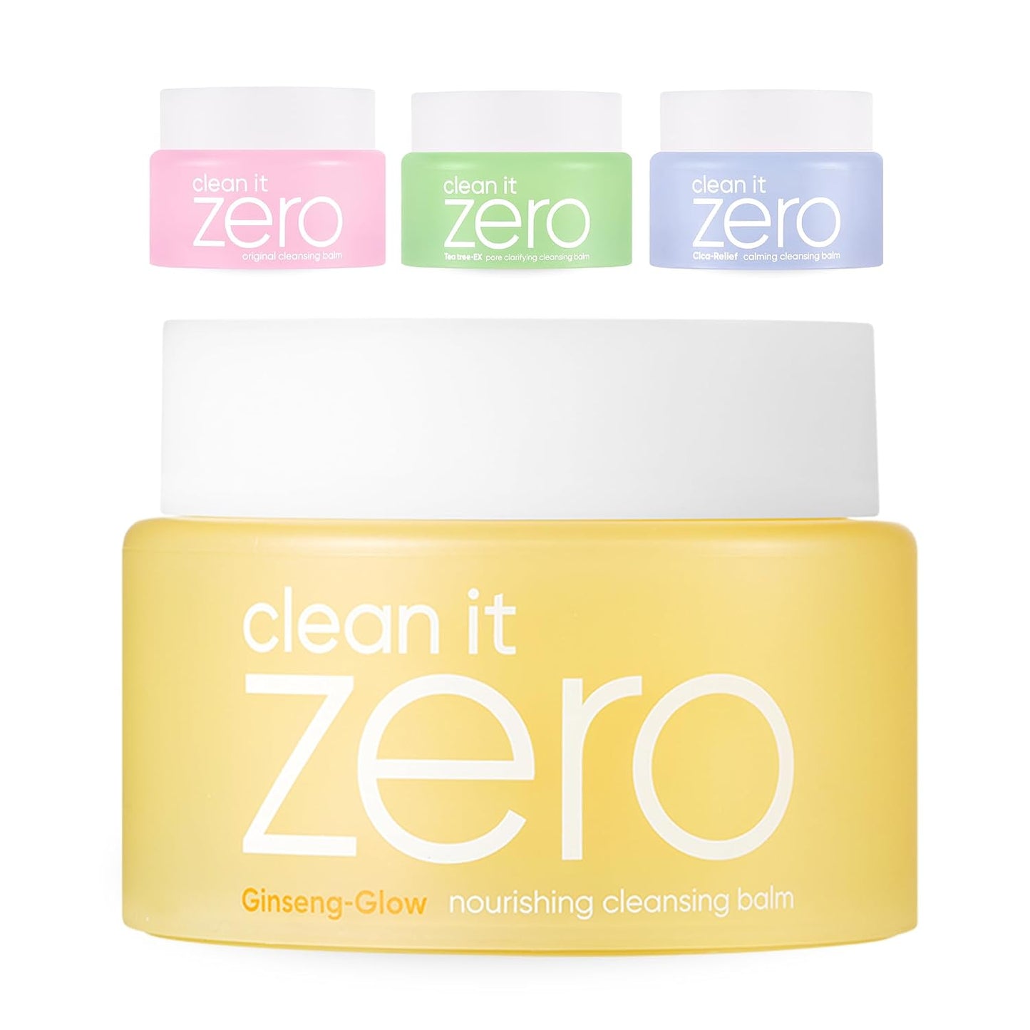 Clean It Zero Original Cleansing Balm Travel Kit - Vegan, Hypoallergenic Makeup Remover | 16 Mini Packs (3ml Each)