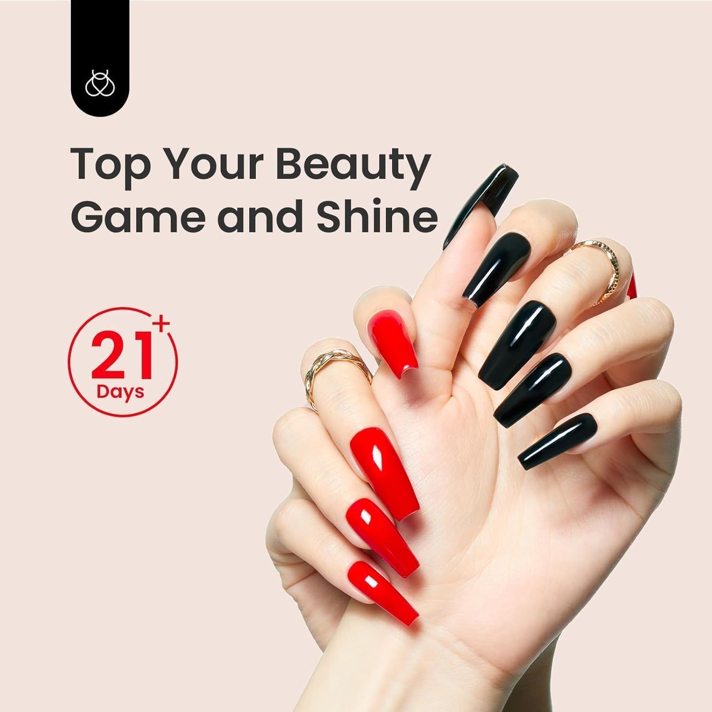 Beetles Gel Polish - No Wipe Top Coat Gel for High Gloss Shine | 2Pcs 15ml Clear Long-Lasting Formula for DIY Manicure