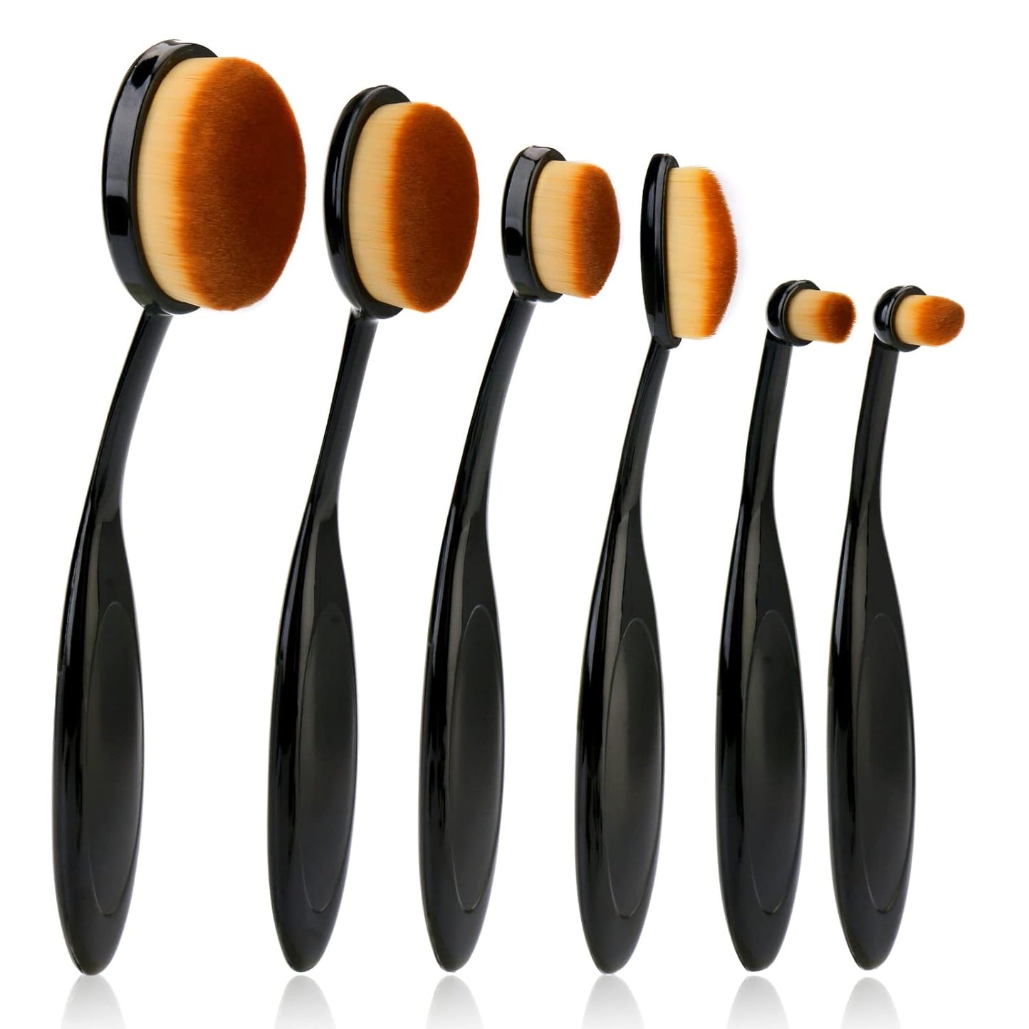 Blending Brush Set for Card Making | 6 Pack Ink Blender Brushes - Brown