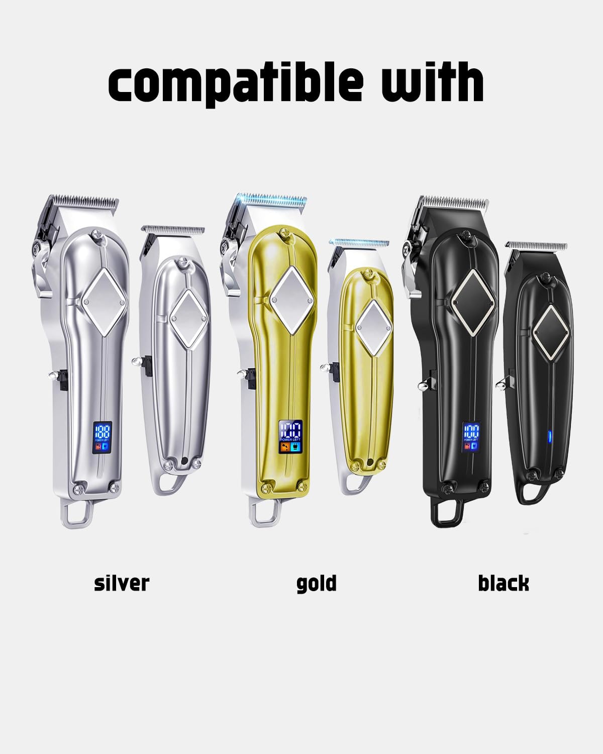 uijino Hair Clippers for Men Charger Compatible with Limural Clipper Charging Cord for Limural PRO Professional Hair Clippers and Trimmer Kit for Men K11S K11G, 3.3ft Power Cord