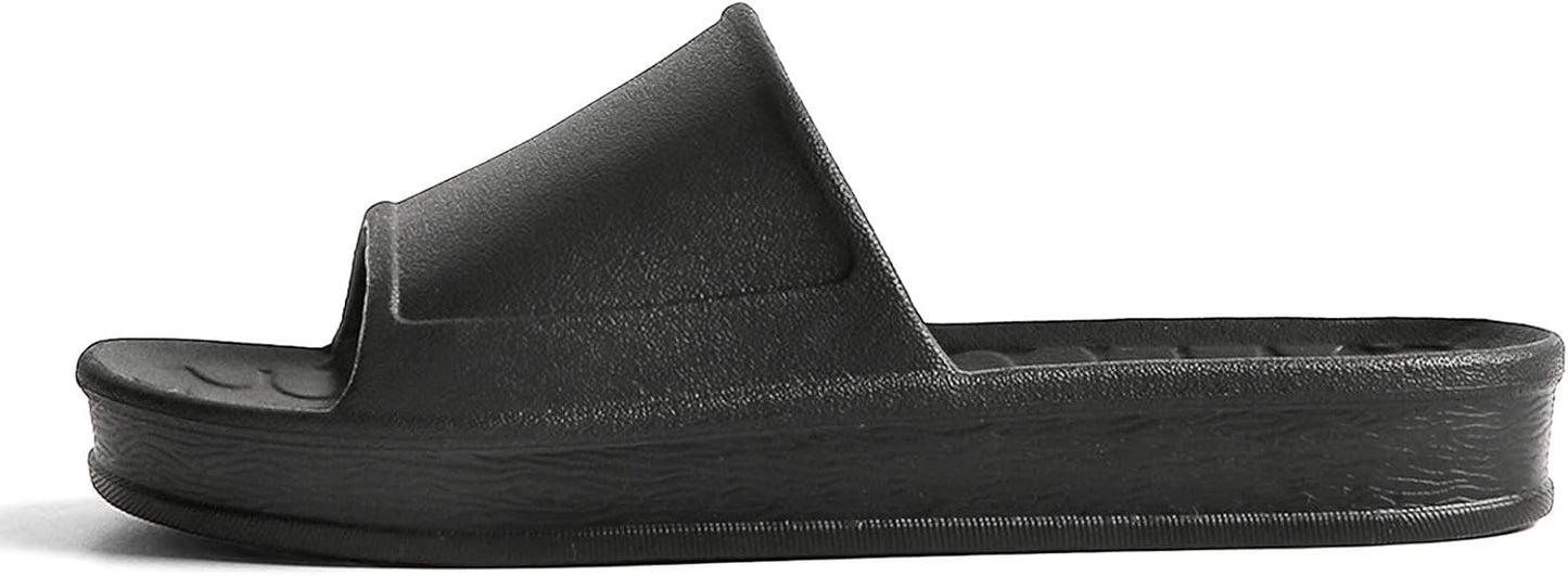 Shower Shoes for Women & Men - Waterproof Anti-Slip Massage Slides | Quick-Dry Cushioned Pool Sandals