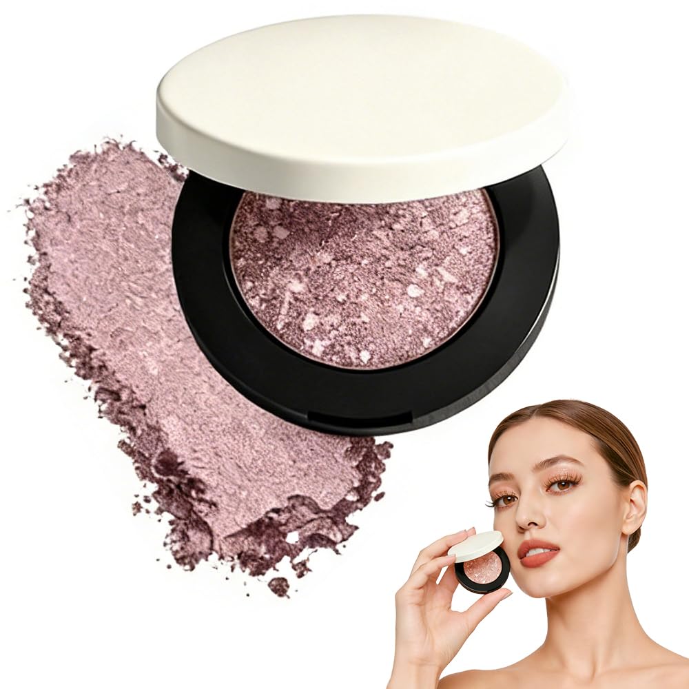 Multicolor Metallic Eyeshadow - Luminous Foil Finish, Buildable & Waterproof | Rose Gold