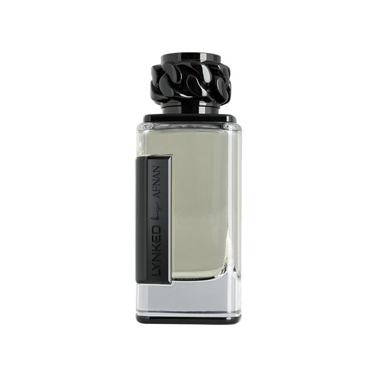 Afnan Lynked Freedom Eau De Parfum for Men - 3.4 Fl. Oz | Black Scented Fragrance