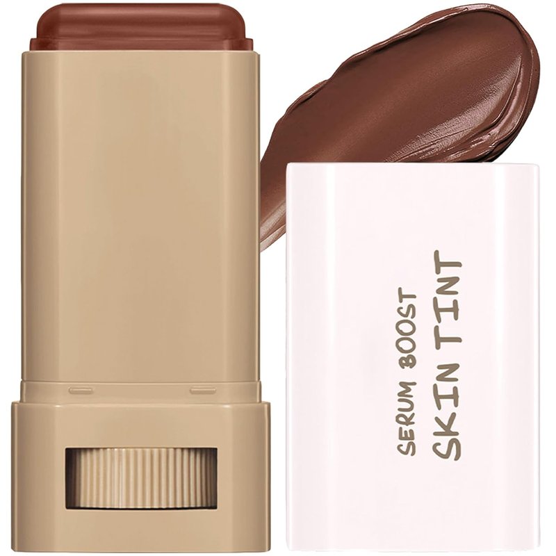 Tinted Moisturizer Stick Serum - Multiuse Solid Foundation & Contour Balm | Natural Makeup for Flawless Skin