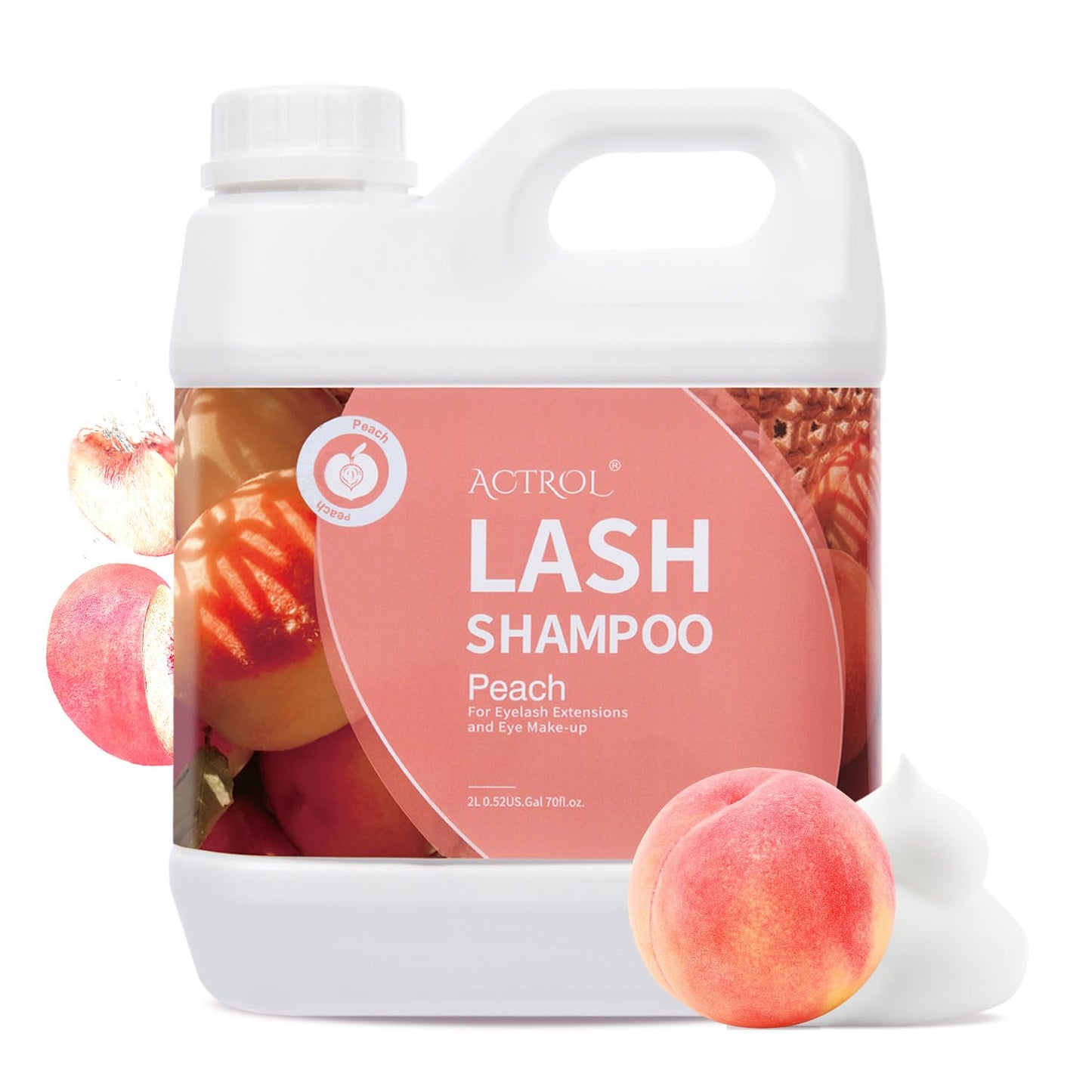 Eyelash Extension Cleanser - Natural Aloe Foaming Shampoo 60ML | Paraben & Sulfate Free, Non-Irritating