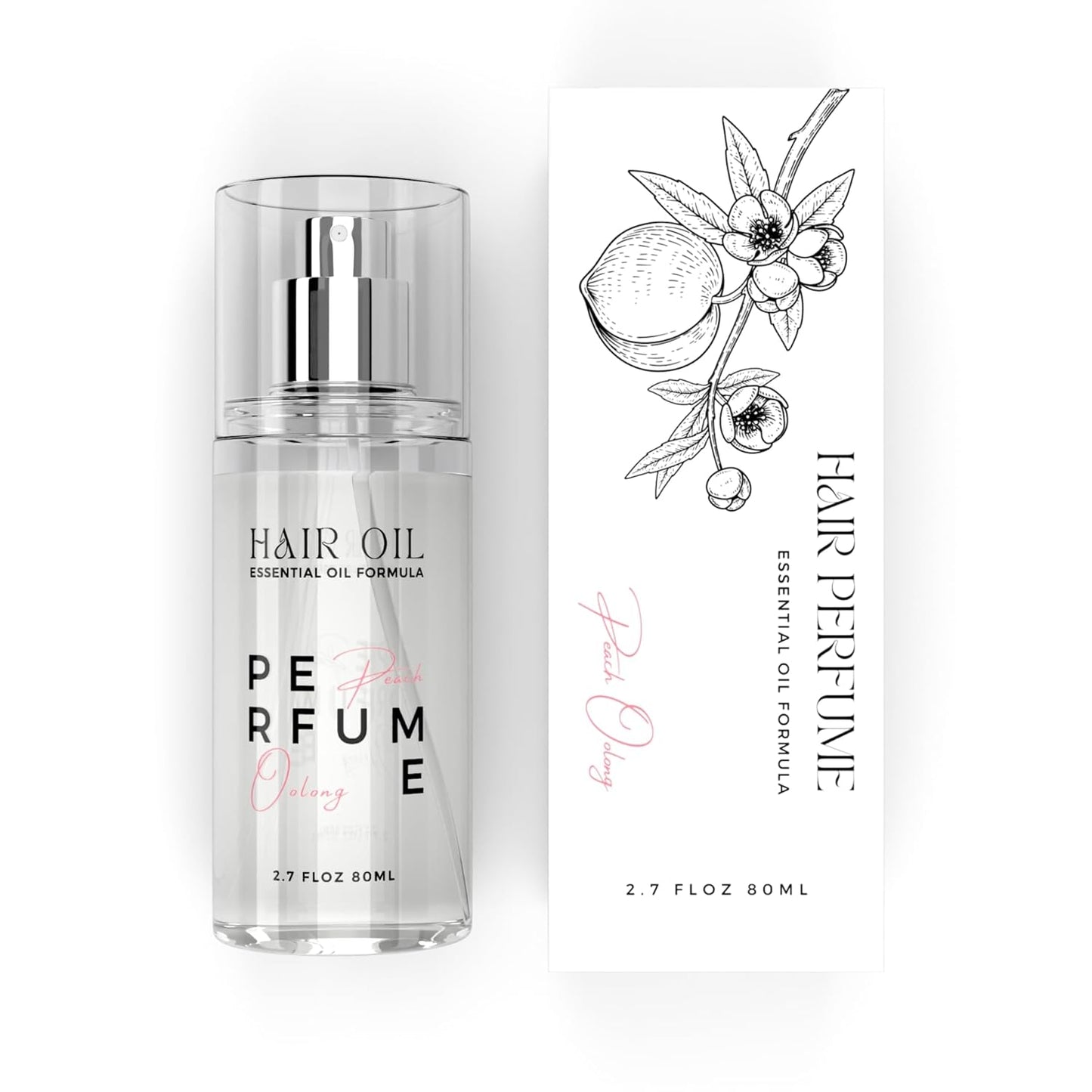 Hair Perfume Oil for Women | Lily Sandalwood Fragrance Mist - Argan Oil Heat Protection Spray for Dry, Damaged Hair - 2.7 fl oz