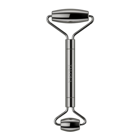 TALOVA - 304-Grade Stainless Steel Facial Roller, Face Roller for Eyes, Double Chin, Jawline & Neck, Reduce Puffiness & Improve Wrinkles, Massage Tool for Anti-Aging, Lifting & Lymphatic Drainage