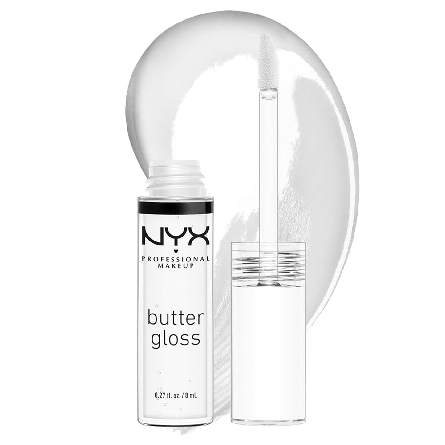 NYX Butter Gloss - Non-Sticky Brown Sugar Lip Gloss Trio | 3 Flavors: Sugar High, Spiked Toffee, Butterscotch