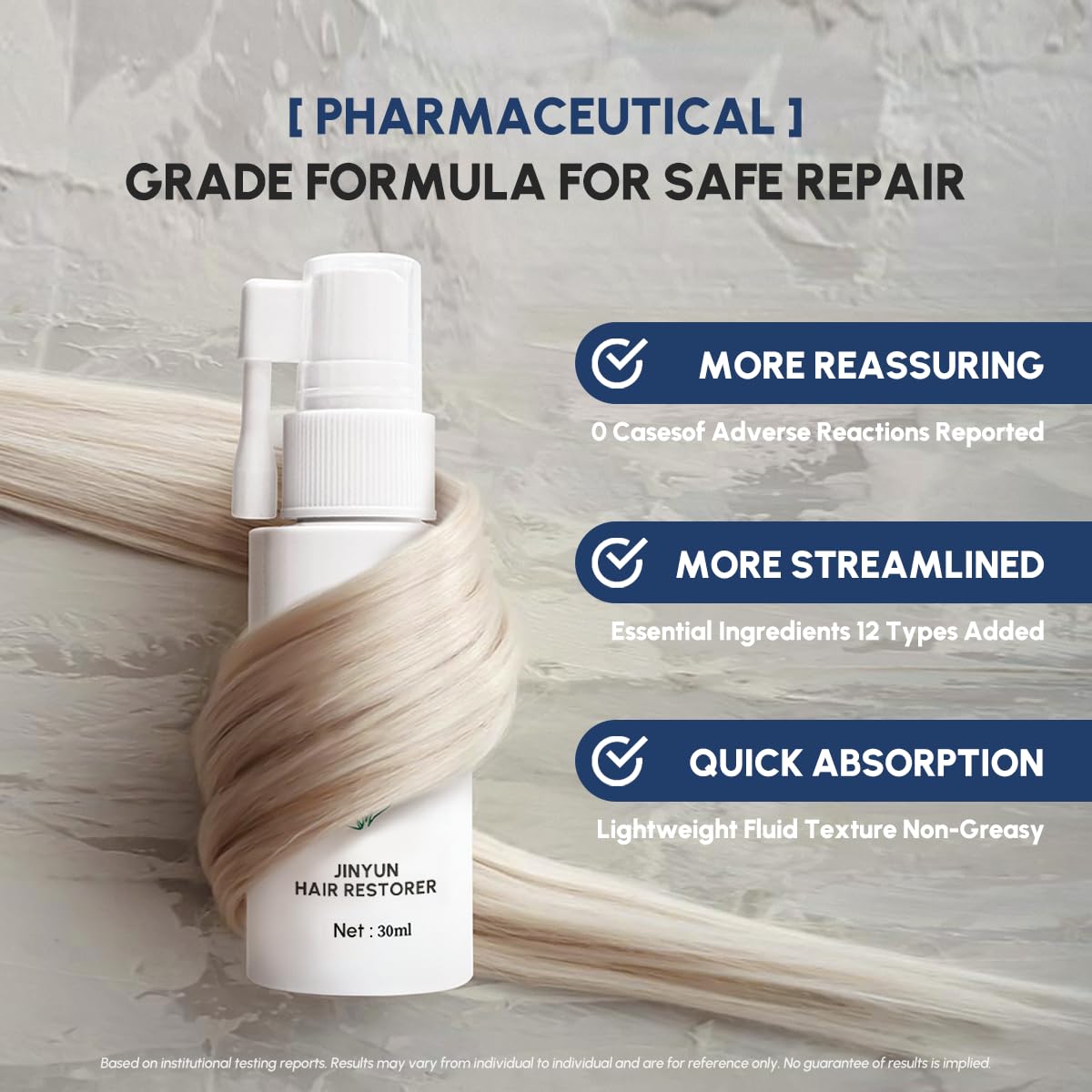 Hair Thickening Scalp Serum, Botanical Care Essence for Men & Women, Anti-Thinning, Strengthen Hair Root, Lightweight Non-Greasy for Dry & Oily Scalp, 30ml