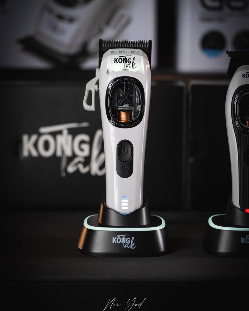 KONG TAK G44 Professional Hair Clipper with Digital Vector Motor UP to 12,000 SPM and DLC Blade