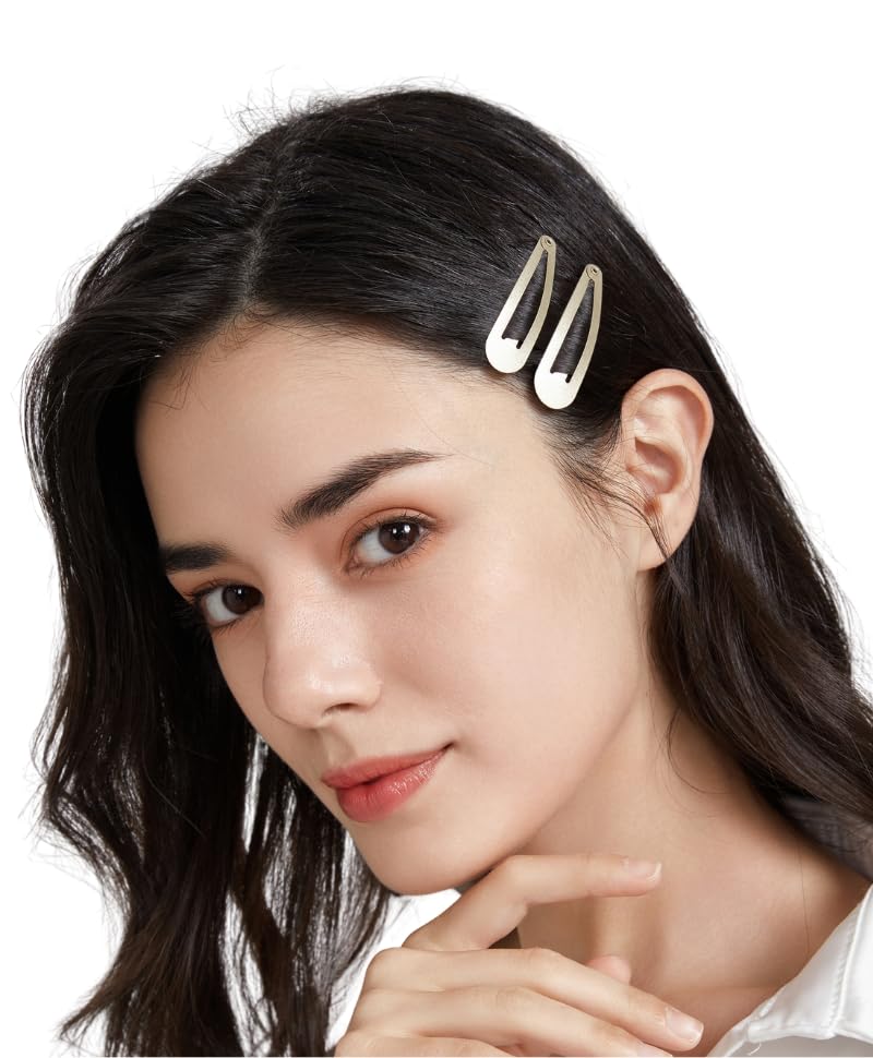 Dofash 12PCS Non-Slip Metal Hair Clips - Small 2'' Barrettes for Fine Hair