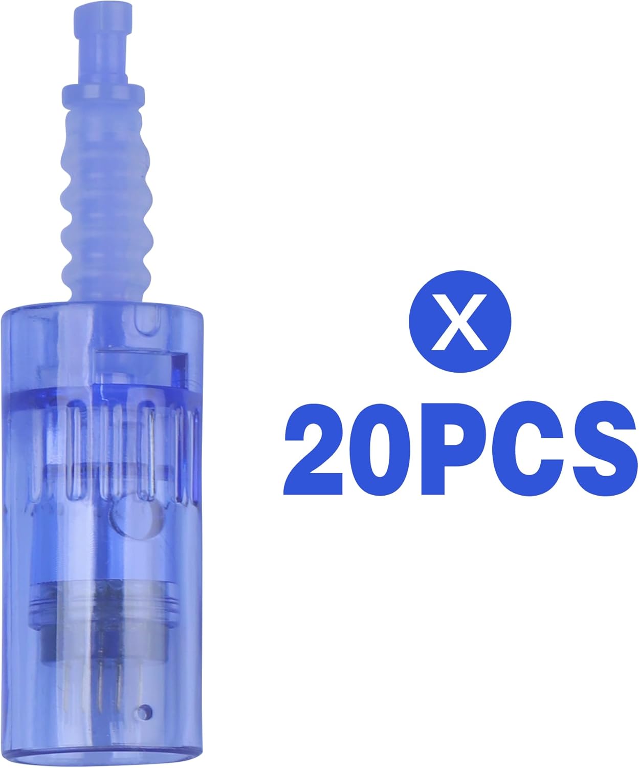 Microneedling Pen Cartridges - 20PCS 0.25mm for Dr Pen A6 | Easy Home Use - 24 Pin