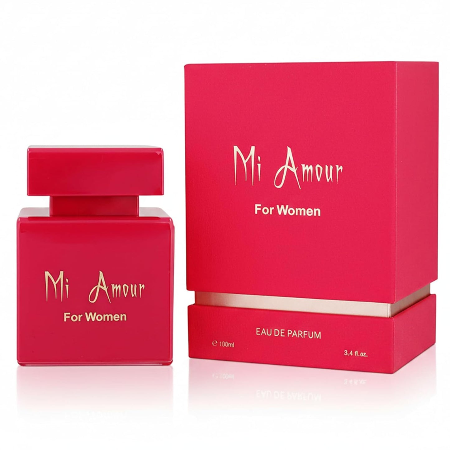 Mi Amour Eau De Parfum Spray - Long Lasting Floral & Fruity Fragrance | 3.4 oz (100ml)