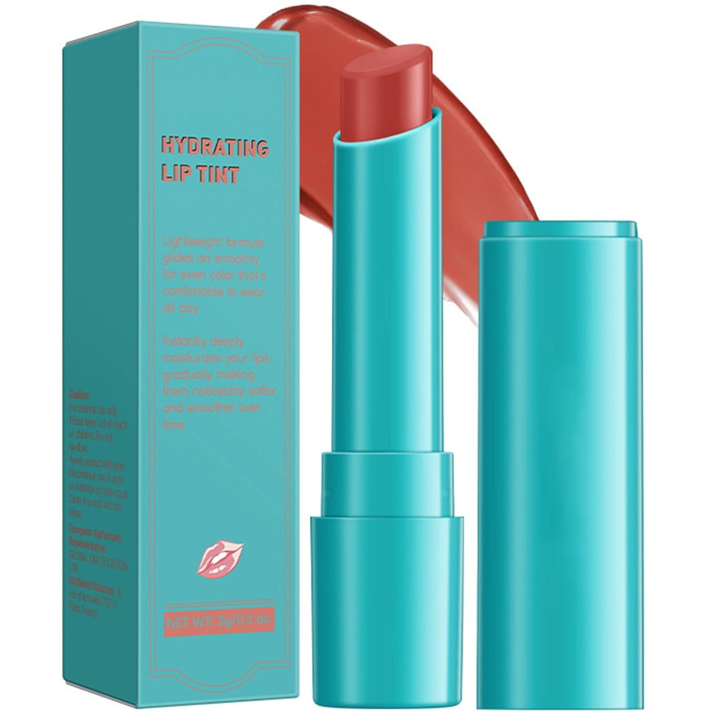 Hydrating Lip Tint Set - 4pcs Moisturizing Lip Oil Balm | Long-Lasting Waterproof Gloss