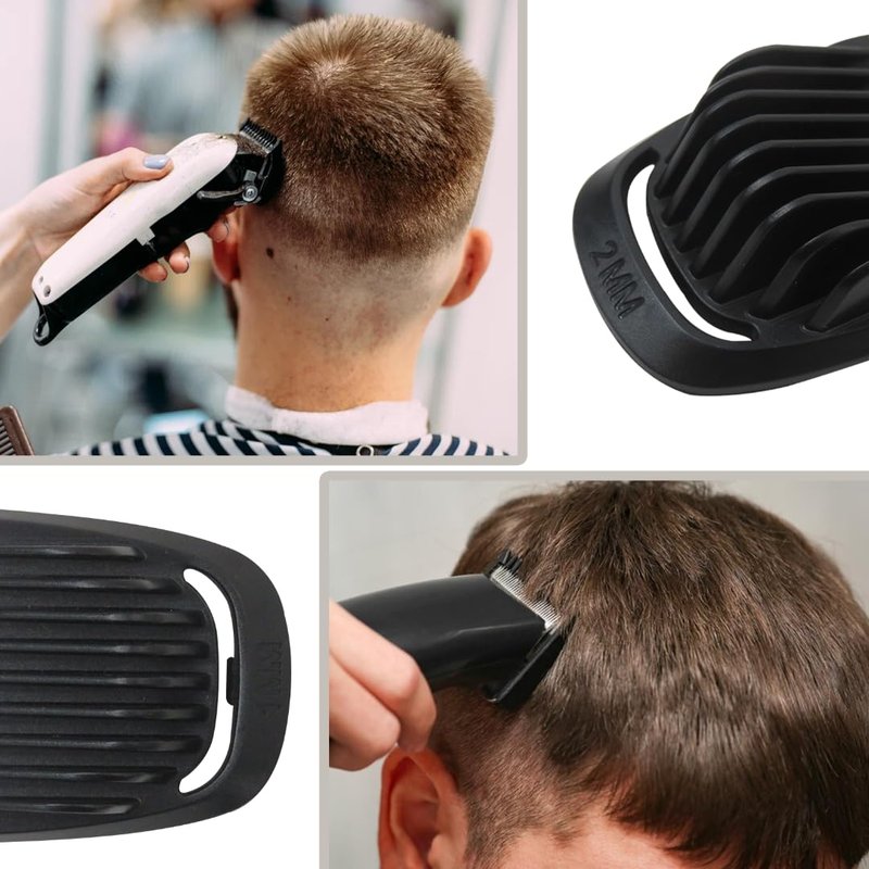 Replacement Beard Stubble Guide Combs Guards 1mm & 2mm Compatible with Philips Norelco Multigroom Trimmer BT5511, MG3750, MG3760, MG5700, MG5750