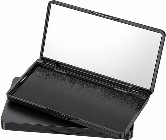 Magnetic Makeup Palette - 2Pcs Empty Eyeshadow & Blush Storage Box with Mirror | DIY Cosmetics (4.69" x 2.48")