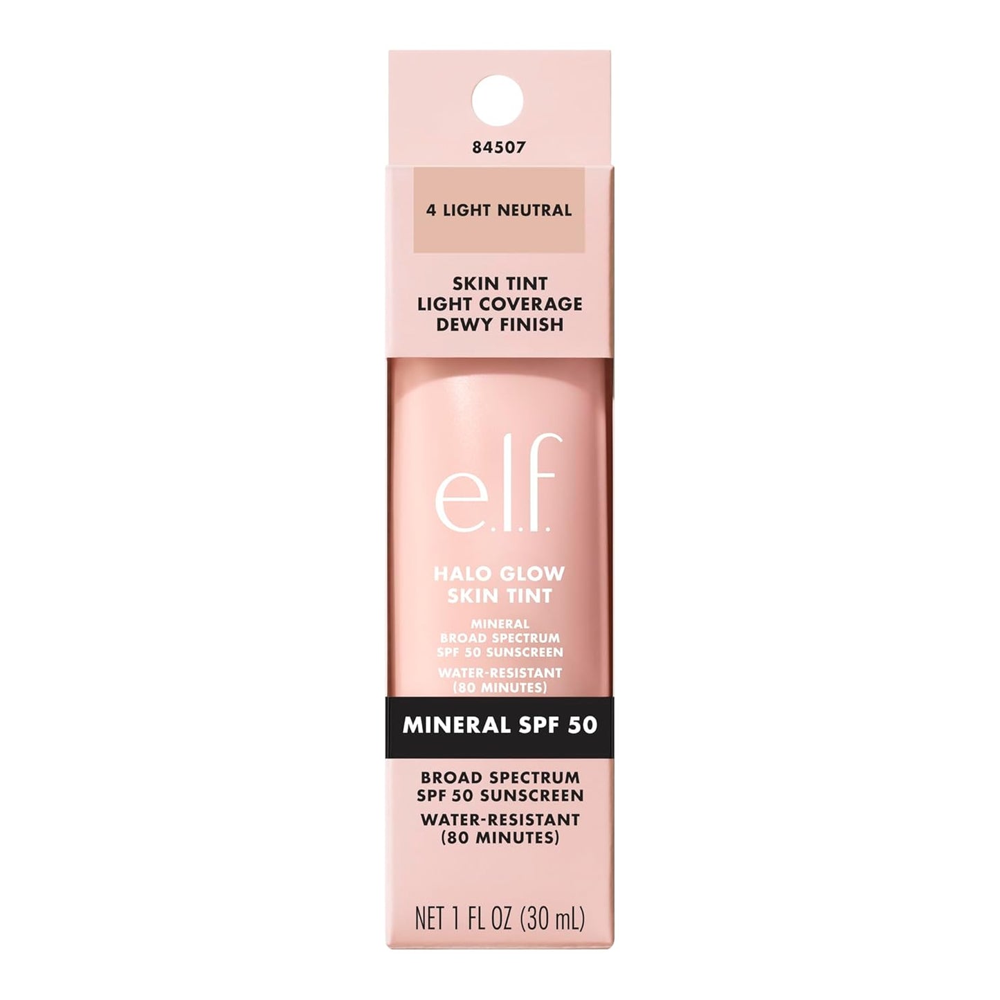 e.l.f. Halo Glow Skin Tint SPF 50 - Tinted Moisturizer for Light Skin | Buildable Coverage, Vegan & Cruelty-Free