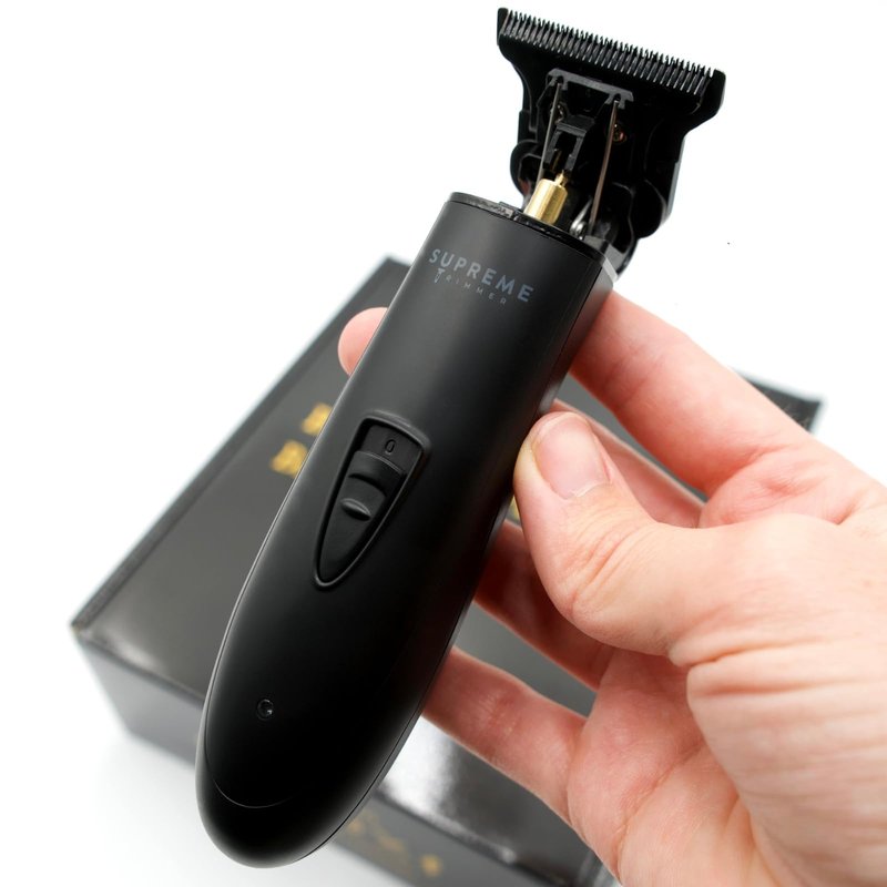 Supreme Trimmer T-Fader Foil Shaver | 120 Min Run Time USB-C Electric Razor | Waterproof IPX6 Shaver for Barber or Home Use | STF501
