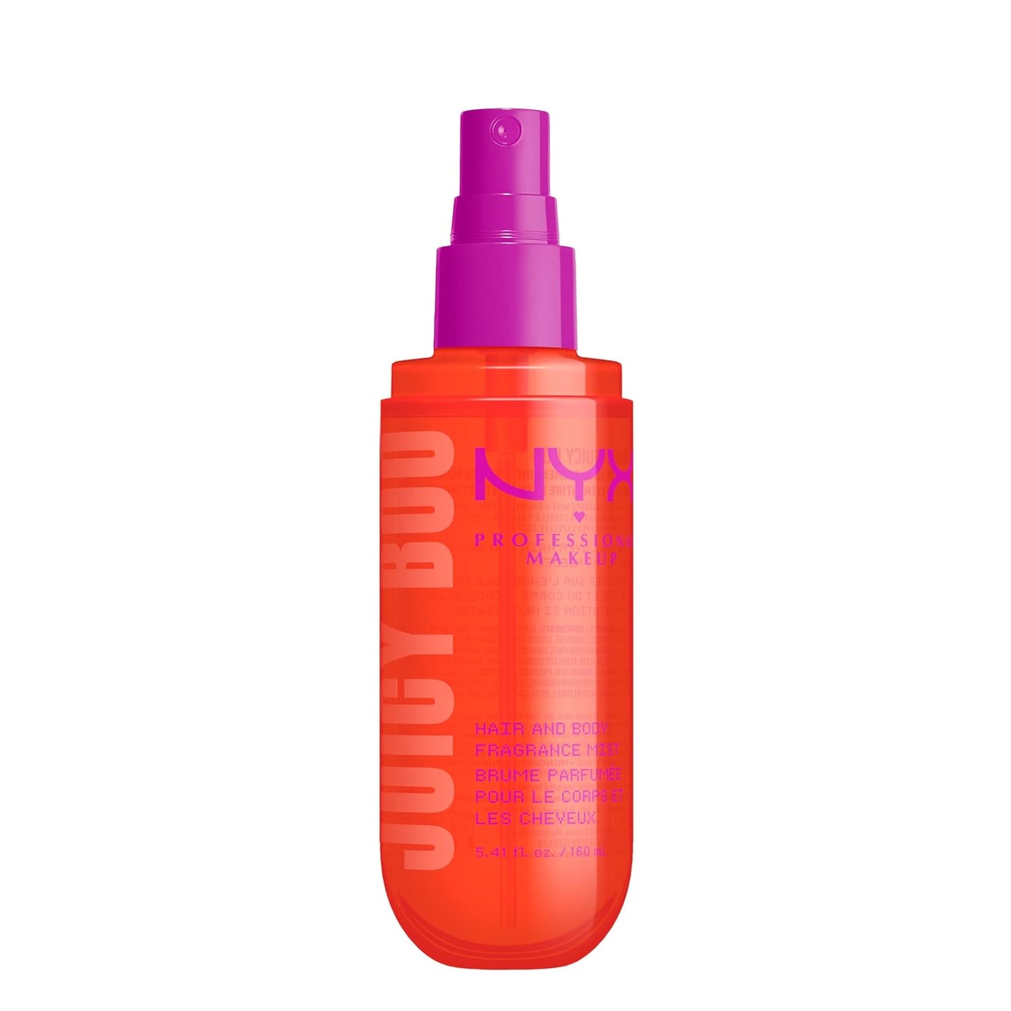 NYX Fat Oil Fragrance Mist - Juicy Boo Citrus Scented Hair & Body Spray | Vegan, 5.4 fl oz