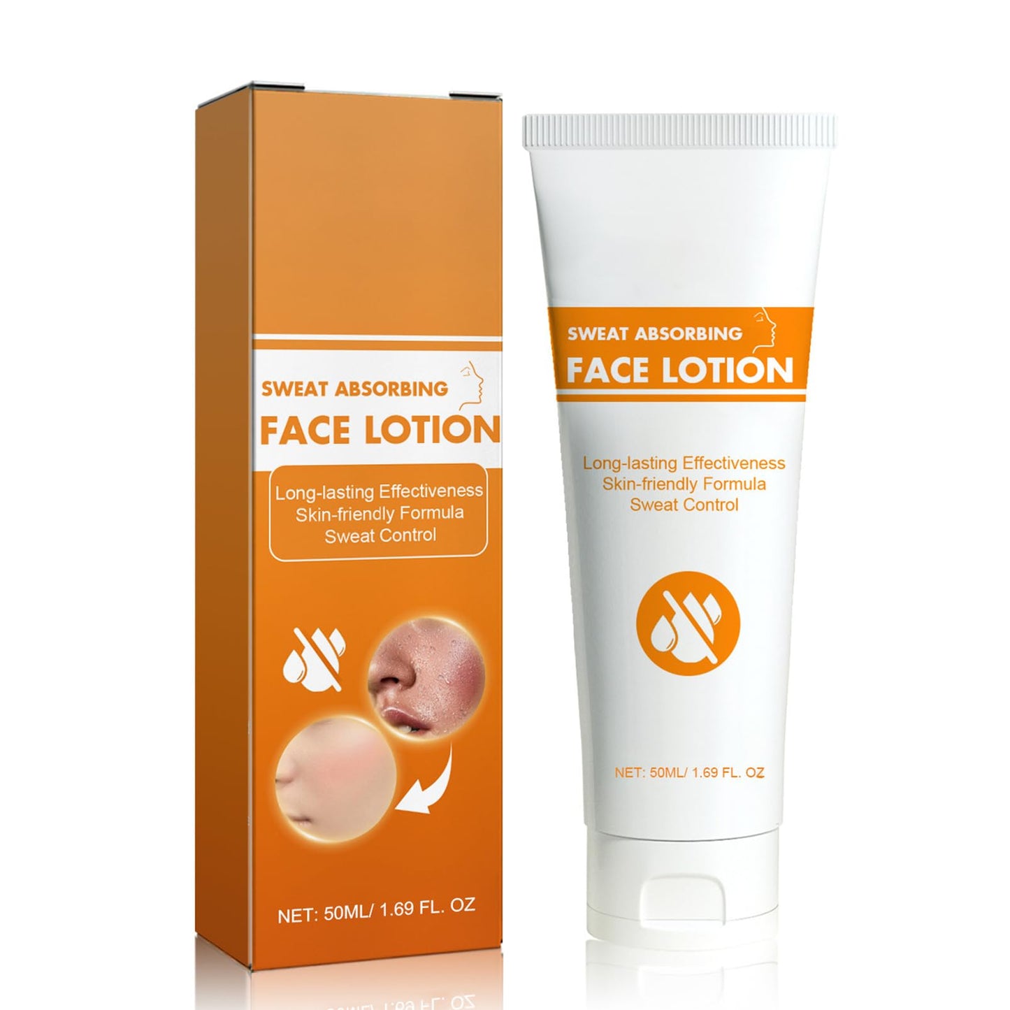 Face Antiperspirant, Face Sweat Blocker, Discourage Sweat, Lotion for Cheek, Body, Forehead, and Scalp Dry, Excessive Hyperhidrosis, Oily Skin Control (1PCS)