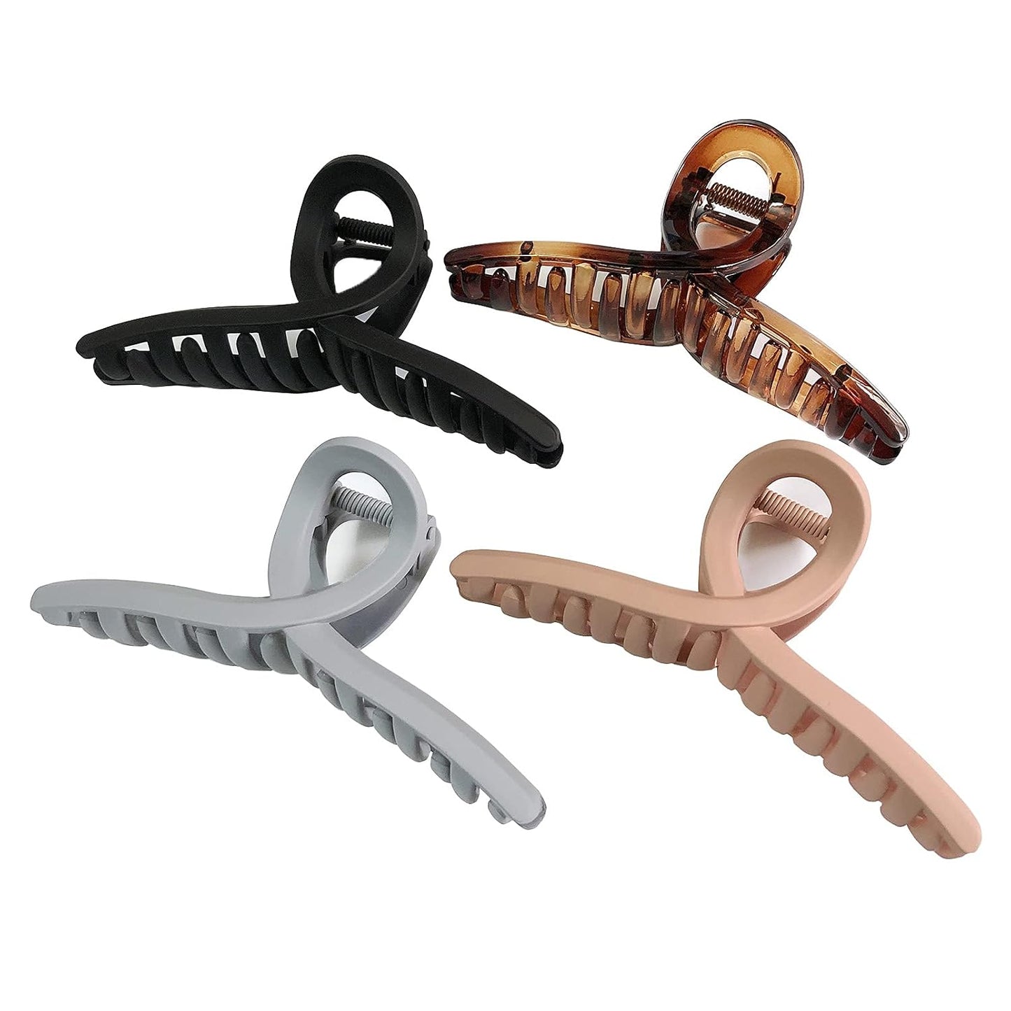 Extra Large Claw Clips - 5 Inch Jumbo No Slip Hair Clips for Thick Long Curly Hair | 2 Pack