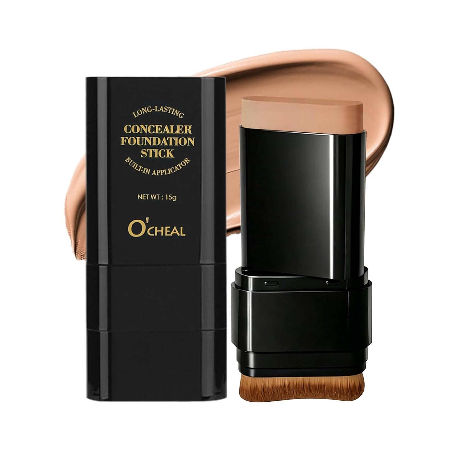 O'CHEAL Face Foundation Contour Stick - Long-Wear Lightweight Blemish Concealer | 03 Light Skin
