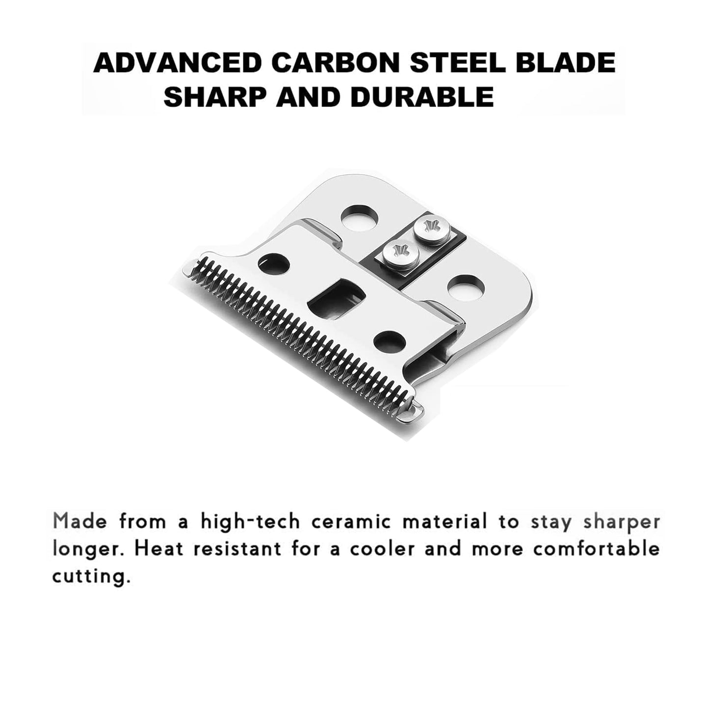 2 Pack T Blades fits for G, GO, GTO, GTX, Headliner LS2, LS3 Replacement,clipper blades,Already assembled（Silver）