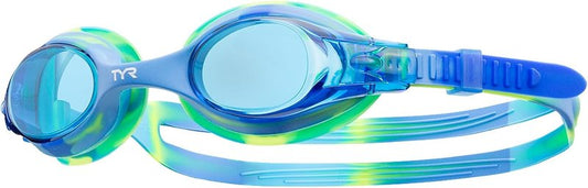 Swimple Tie-Dye Kids' Swim Goggles - Comfortable Fit & UV Protection | Adjustable Strap