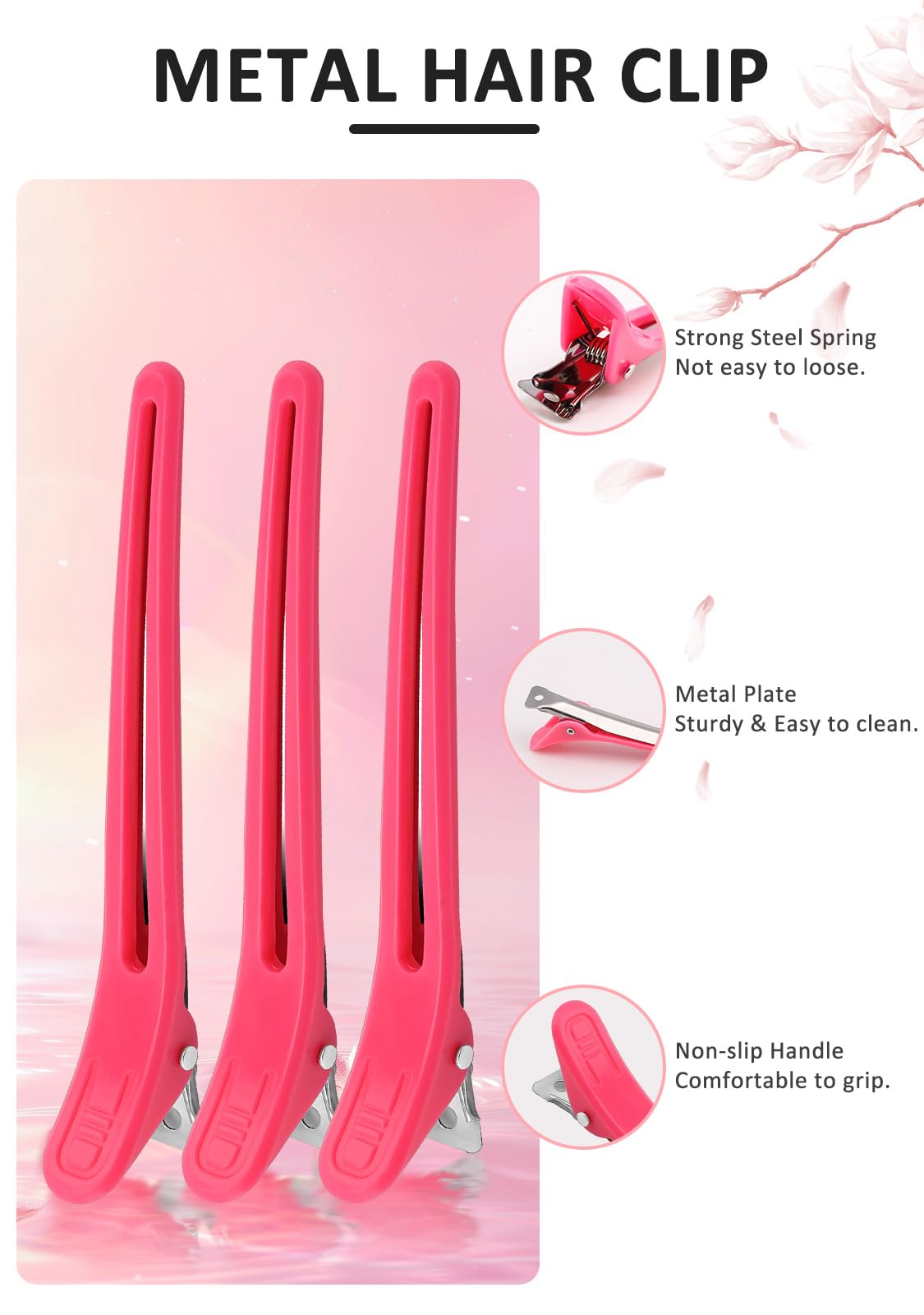 YOOVR 19pcs Hair Bleach Dye Kit with Hair Dye Brush, Bowl & Whisk (Pink)