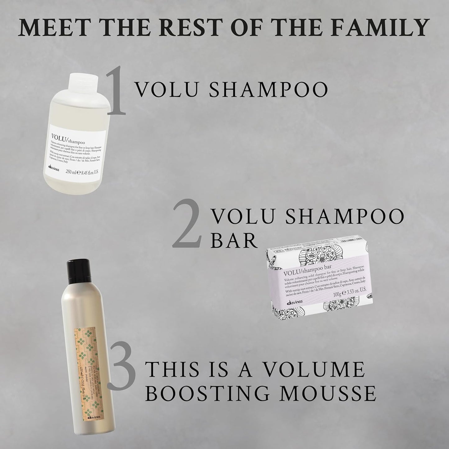 Davines Volumizing Shampoo for Fine Hair - Gentle Root Lifting Cleanser with Turnip Root Extract | Lasting Body & Shine