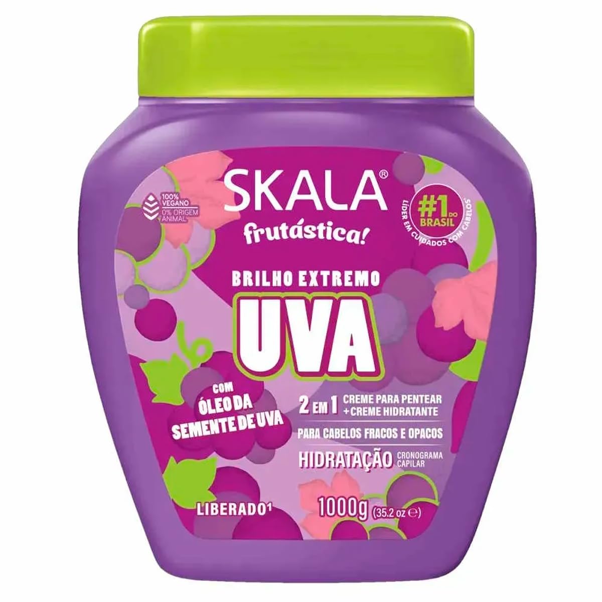 Skala Grape Treatment Cream - Nourishing Hair Mask | 1 Kg (35.37 Oz)