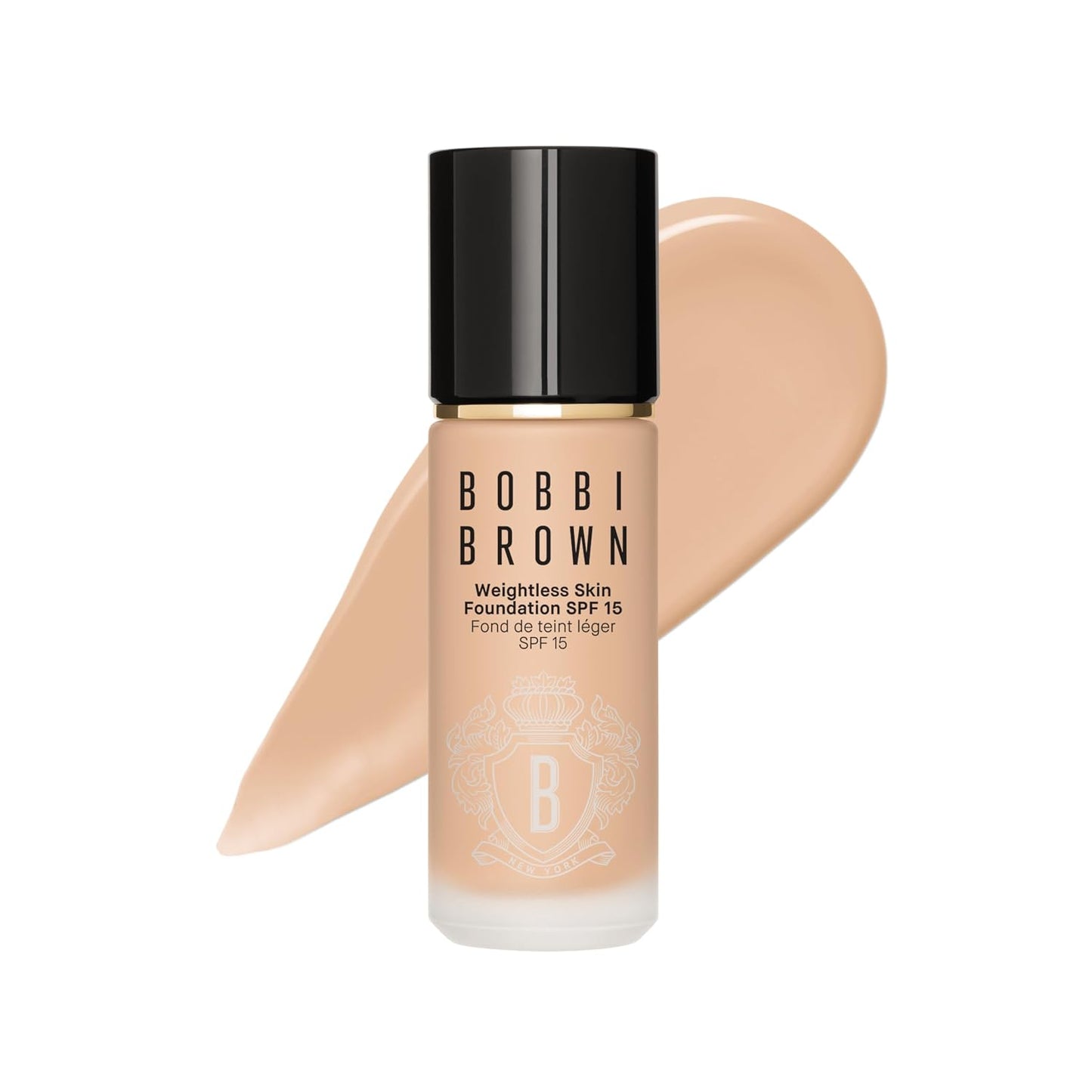 Bobbi Brown Weightless Skin Foundation SPF 15 - Oil-Control & 24-Hour Hydration | Natural Matte Finish, 1 Fl Oz