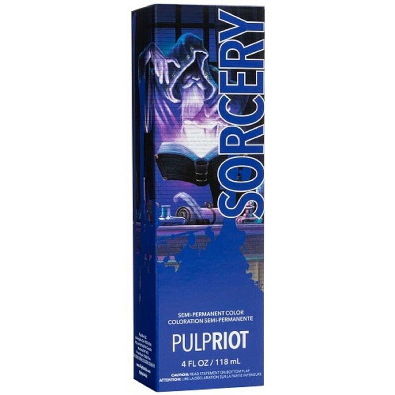 P.R. Pulp Riot Semi-Permanent Hair Color - Sorcery 4oz | Vibrant, Long-Lasting Color