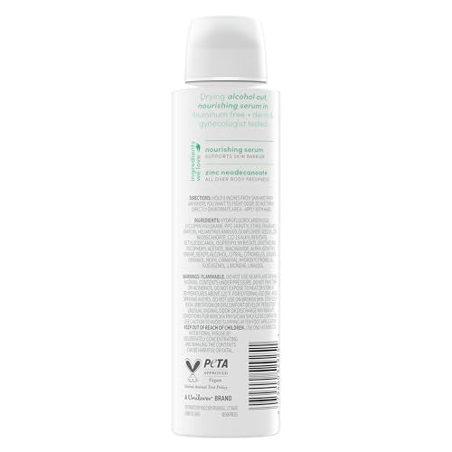 Dove Morning Dew Alcohol-Free Whole Body Deodorant Spray - 4 oz