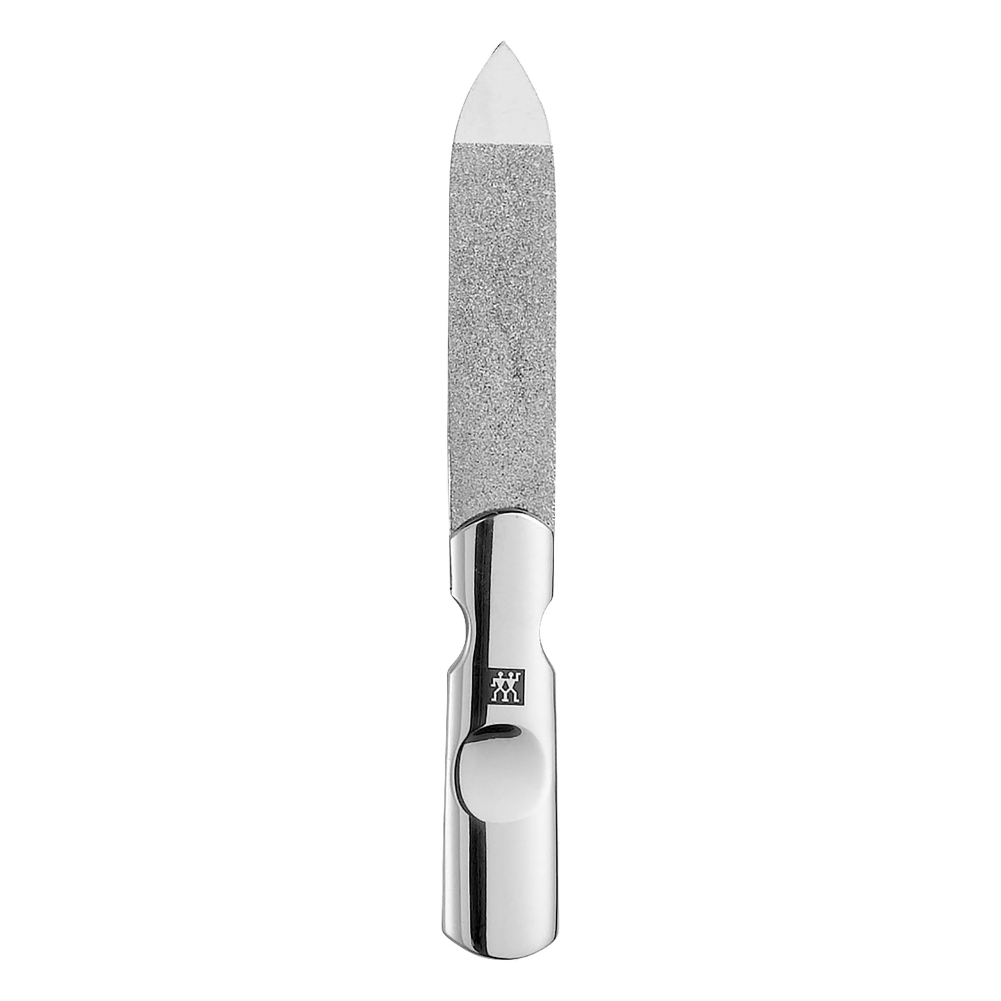 ZWILLING Beauty Classic INOX 4-pc Manicure and Tweezer Set with Black Leather Case, Nail Care Made of Genuine Leather with Push Button